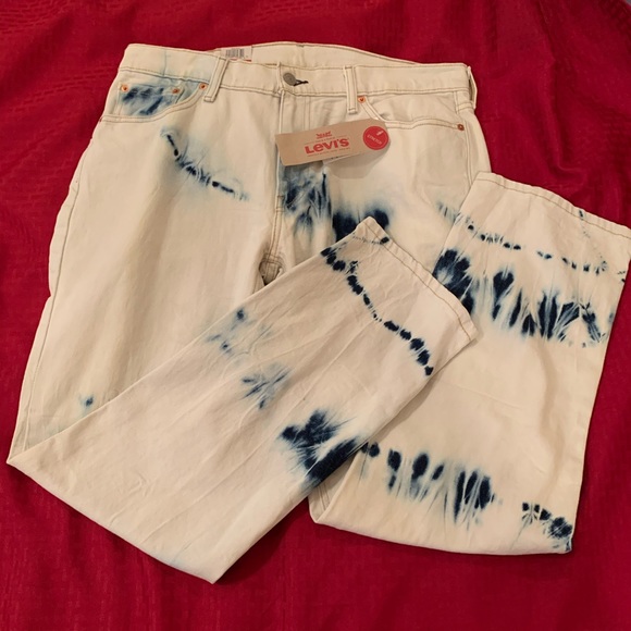 Levi's Other - Levi’s 541 jeans. White with Blue accents